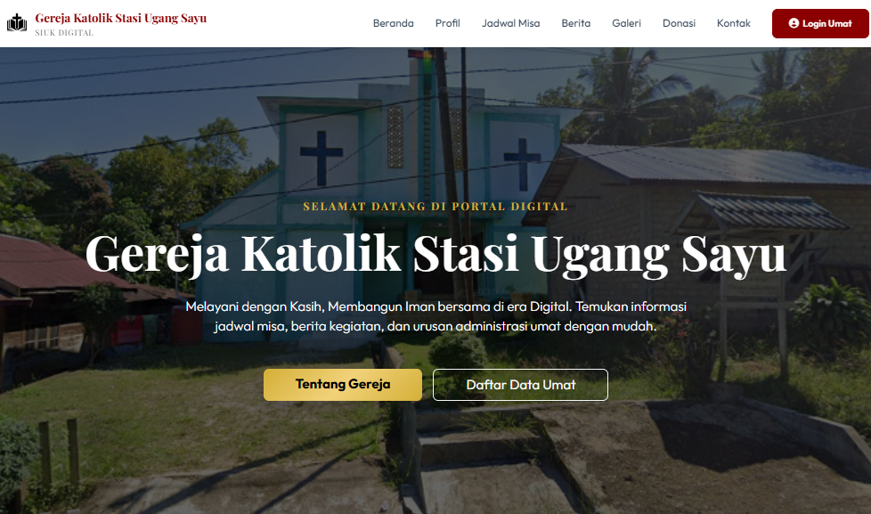 Aplikasi SIUK — Sistem Informasi Umat Katolik (Stasi)